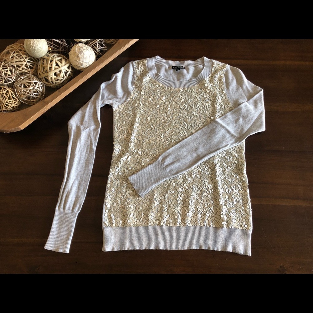 Express Sequin Sweater